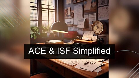 Demystifying ACE and ISF: Navigating the Customs Process with Ease