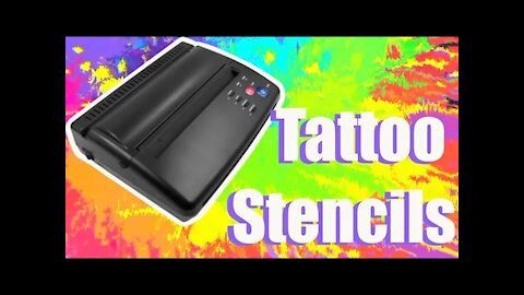 How to use a 💥THERMAL PRINTER💥 to make tattoo stencils🤘!!