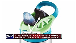 Contigo recalls 5.7 million children's water bottles over choking hazard