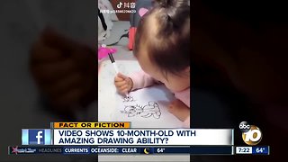Amazing 10-month-old artist?