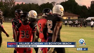 Boynton Beach defeats Village Academy 10/3