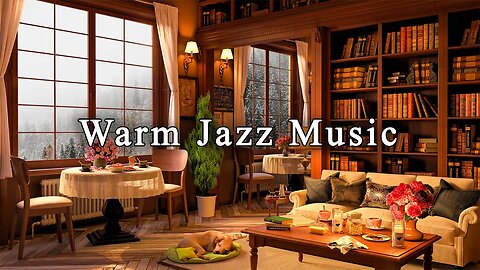 Smooth Jazz Instrumental Music for Relax, Sleep ☕ Cozy Coffee Shop Ambience ~ Relaxing Jazz Music