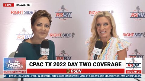 CPAC 2022 in Dallas, Tx | Interview With Kari Lake | Politician 8/5/22