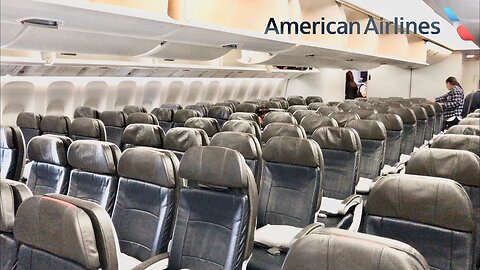 AMERICAN Airlines B777-300ER ECONOMY Class: AA192 Hong Kong to Los Angeles