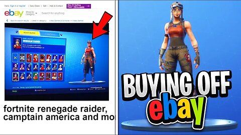 I bought a "RARE" fortnite account off ebay and this happened...😂