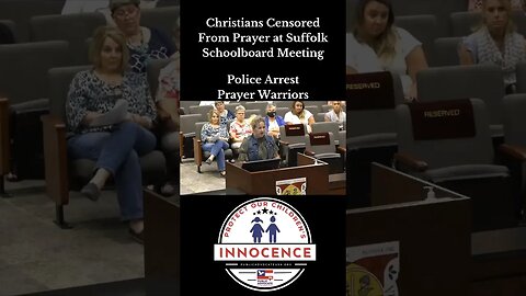Prayer Warriors Arrested at Schoolboard Meeting. #schoolboards #christianity #shorts #tyranny #usa