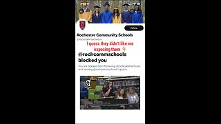 Here is The Video That Caused Rochester Community Schools in Michigan to Block me