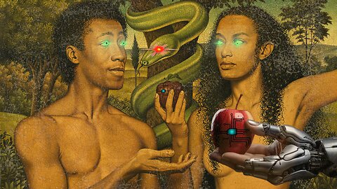 Should We Be Fearful Of A.I_ Adam And Eve Eat The Fruit They Opened Pandora Box_ Are We Doing The___