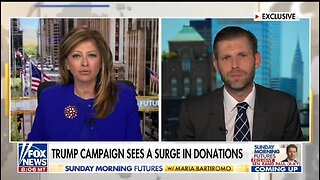 Eric Trump Reveals A STAGGERING Number Raised After Trump's Conviction