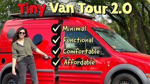 Van Tour | Amazing DIY Van Conversion--Minimal, Functional, Affordable, Comfortable