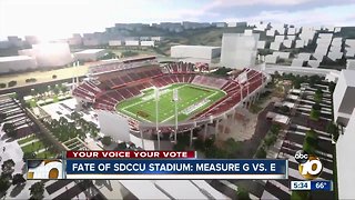 Fate of SDCCU Stadium: Measure G vs. E