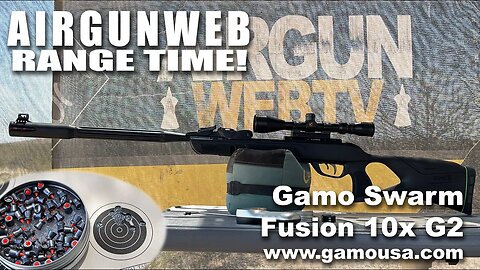 AIRGUN RANGE TIME - Gamo Swarm Fusion 10X GEN2 Airgun Review - This is one sweet break barrel