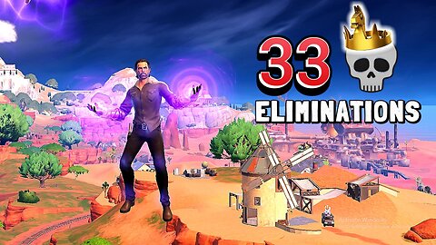 FORTNITE 33 ELIMINATIONS Rick Grimes WIN Squads Zero build gameplay