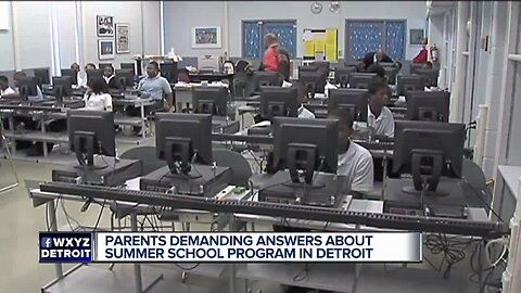 Parents demanding answers about summer school program in Detroit