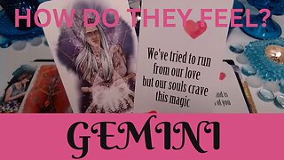 GEMINI ♊💖THEY'VE FALLEN FOR YOU!💖FEAR YOU'LL BREAK THEIR HEART💔GEMINI LOVE TAROT💝