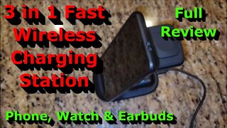 3 in 1 Fast Wireless Charging Station - Full Test & Review
