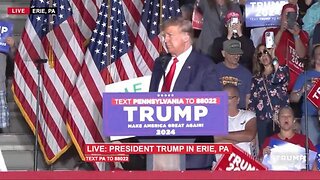 LIVE: President Trump in Erie, PA