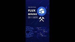 start mining flux in less than one minute⛏☢ #shorts