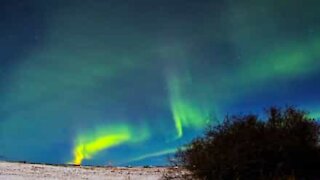 Fantastiske billeder af polarlys i Canada