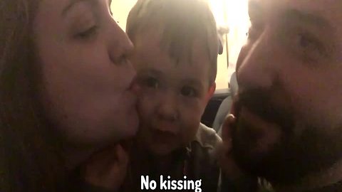 Kids Hate When Mom and Dad Kiss!