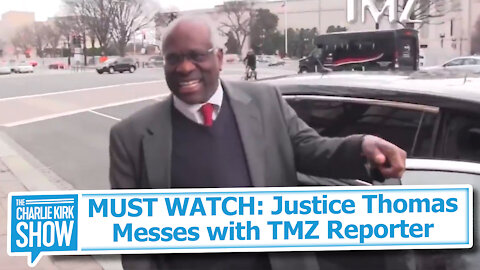 MUST WATCH: Justice Thomas Messes with TMZ Reporter