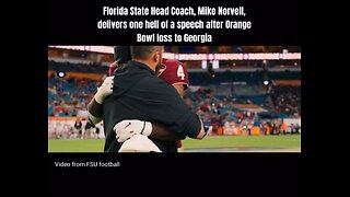 Florida State Head Coach, Mike Norvell, Delivers INSPIRING Speech After Orange Bowl Loss To Georgia