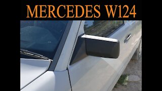Mercedes Benz W124 - How to replace your manual rear view mirror DIY