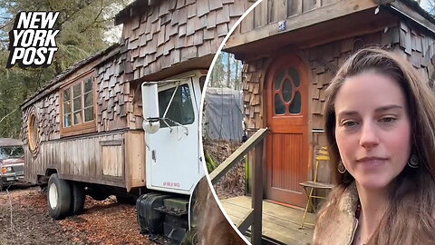 Would you live in this moving house built on the back of a truck?