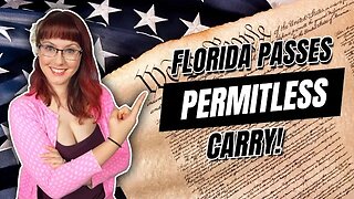 Florida Passes Permitless Carry!