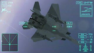 Ace Combat X Skies of Deception: Mission 3: Hard Difficulty - No Commentary