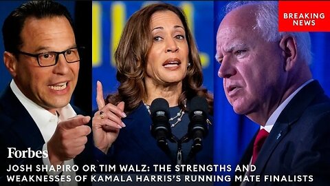 Josh Shapiro Or Tim Walz?: Cillizza Discusses Strengths & Weaknesses Of Kamala Harris's VP Shortlist