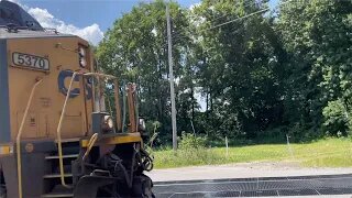CSX Q217 Autorack Train Part 2 from Lodi, Ohio August 3, 2021