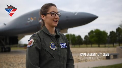 B-1B Lancer Interesting Fact Exclusive with the Beautiful Captain