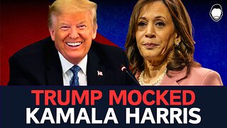 Trump MOCKS Kamala's Fake Debate Demands