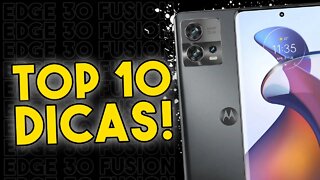 TOP 10 DICAS E TRUQUES para o Motorola Edge 30 Fusion que você PRECISA SABER!