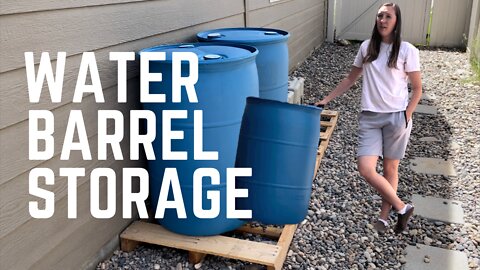 Suburban Water Storage 55 gallon barrels