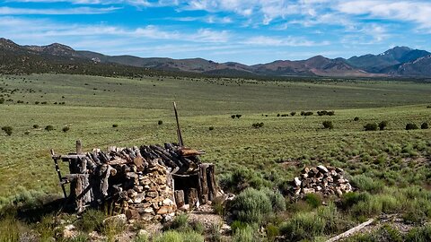 Pioneer Homestead Cabin Site That Has a Beautiful View