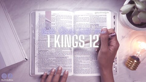 Bible Study Lessons | Bible Study 1 Kings Chapter 12 | Study the Bible With Me