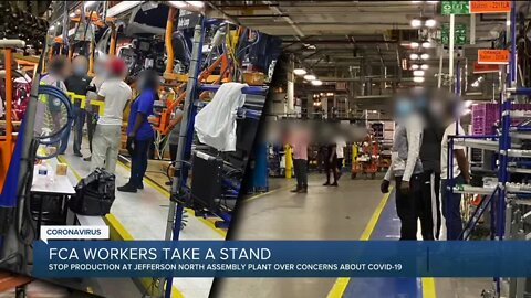 Work stoppage reported at FCA Jefferson North plant in Detroit over COVID-19 concerns