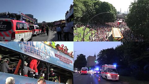 Schlagermove: Rettungsdienst im Ausnahmezustand Feuerwehreinsatz und Behinderung der Presse