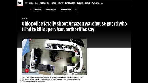 Video shows Ohio police fatally shoot Amazon worker who tried to kill supervisor