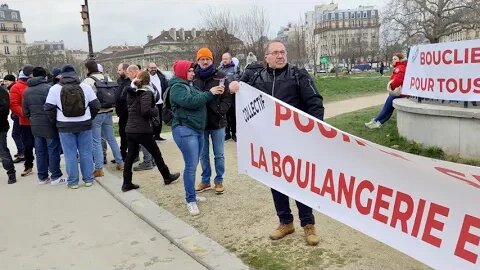 Les préparatifs - Manifestation des Boulangers et Artisans le 23/01/23