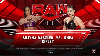 WWE Monday Night Raw Shayna Baszler vs Rhea Ripley