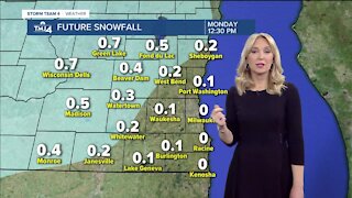 Chilly Sunday, highs in 40s with possible rain showers, flurries