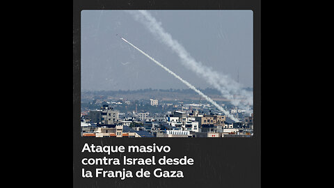 La Cúpula de Hierro israelí intercepta una andanada de misiles lanzada desde la Franja de Gaza