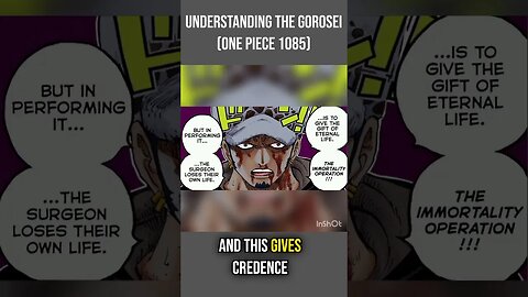 What can we assume about the Gorosei? (One Piece Chapter 1085)