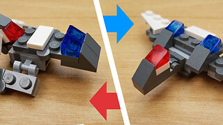 Vehicle to Bird mini LEGO brick transformer tutorial