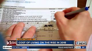 The cost of living is on the rise in 2018