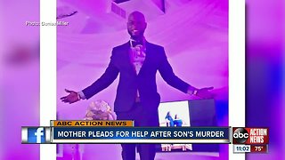 Mother pleads for help after son's murder