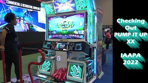 Checking Out The Latest Version Of Pump It Up XX by Andamiro, IAAPA 2022